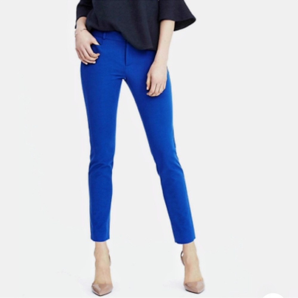 BANANA REPUBLIC Sloan Slim Ankle Pants - Royal Blue - Sz 0